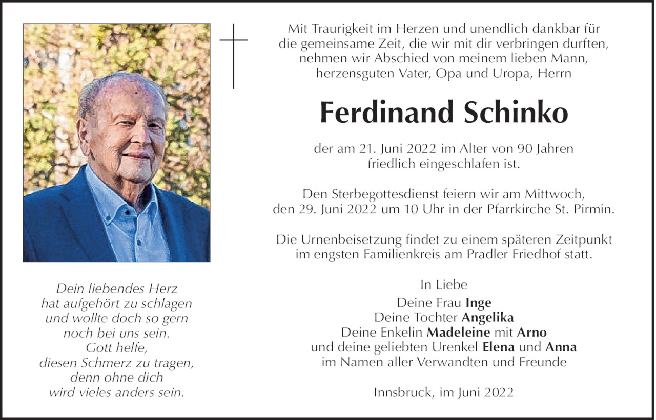Ferdinand Schinko Bild