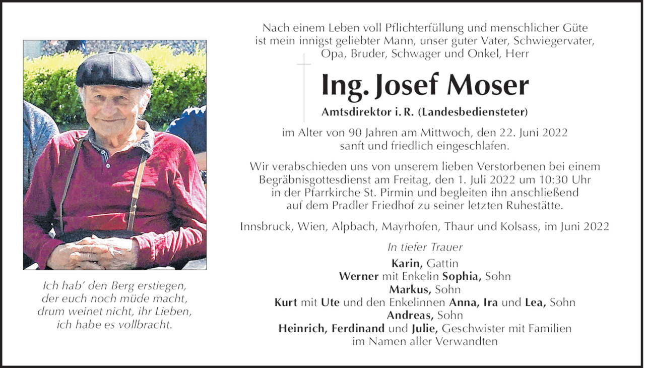 Josef Moser Bild