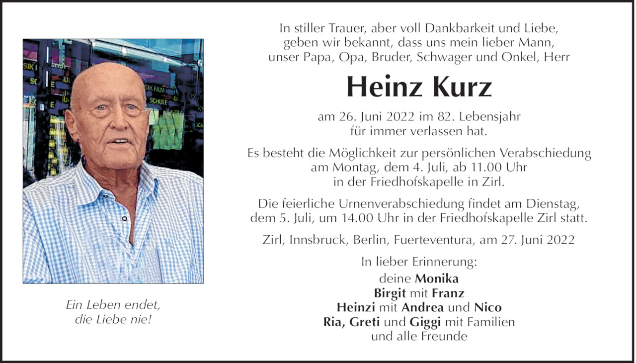 Heinz Kurz Bild