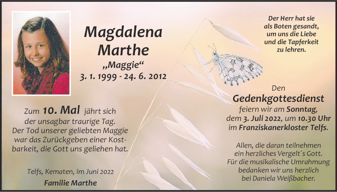 Magdalena Marthe Bild