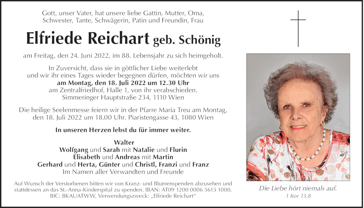 Elfriede Reichart Bild