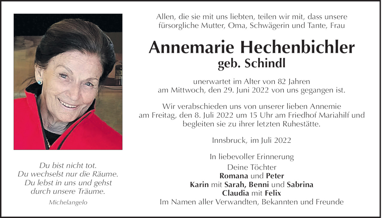 Annemarie Hechenbichler Bild