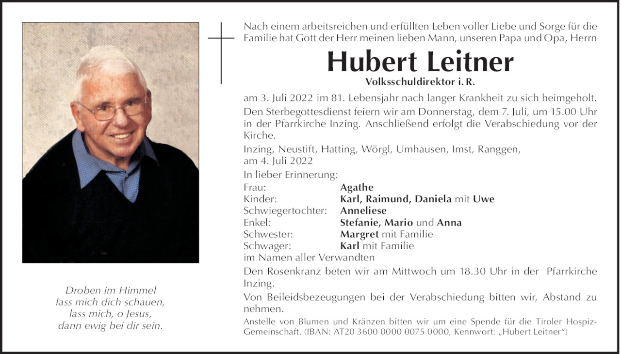 Hubert Leitner Bild