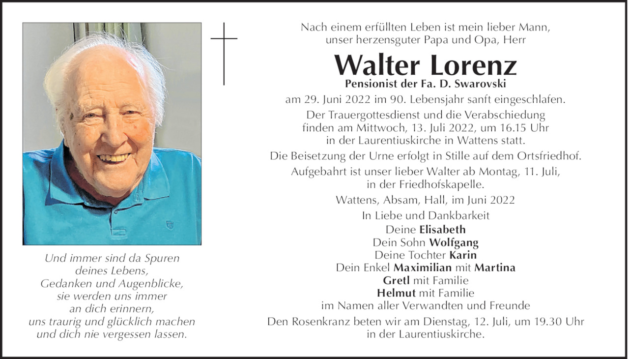 Walter Lorenz Bild
