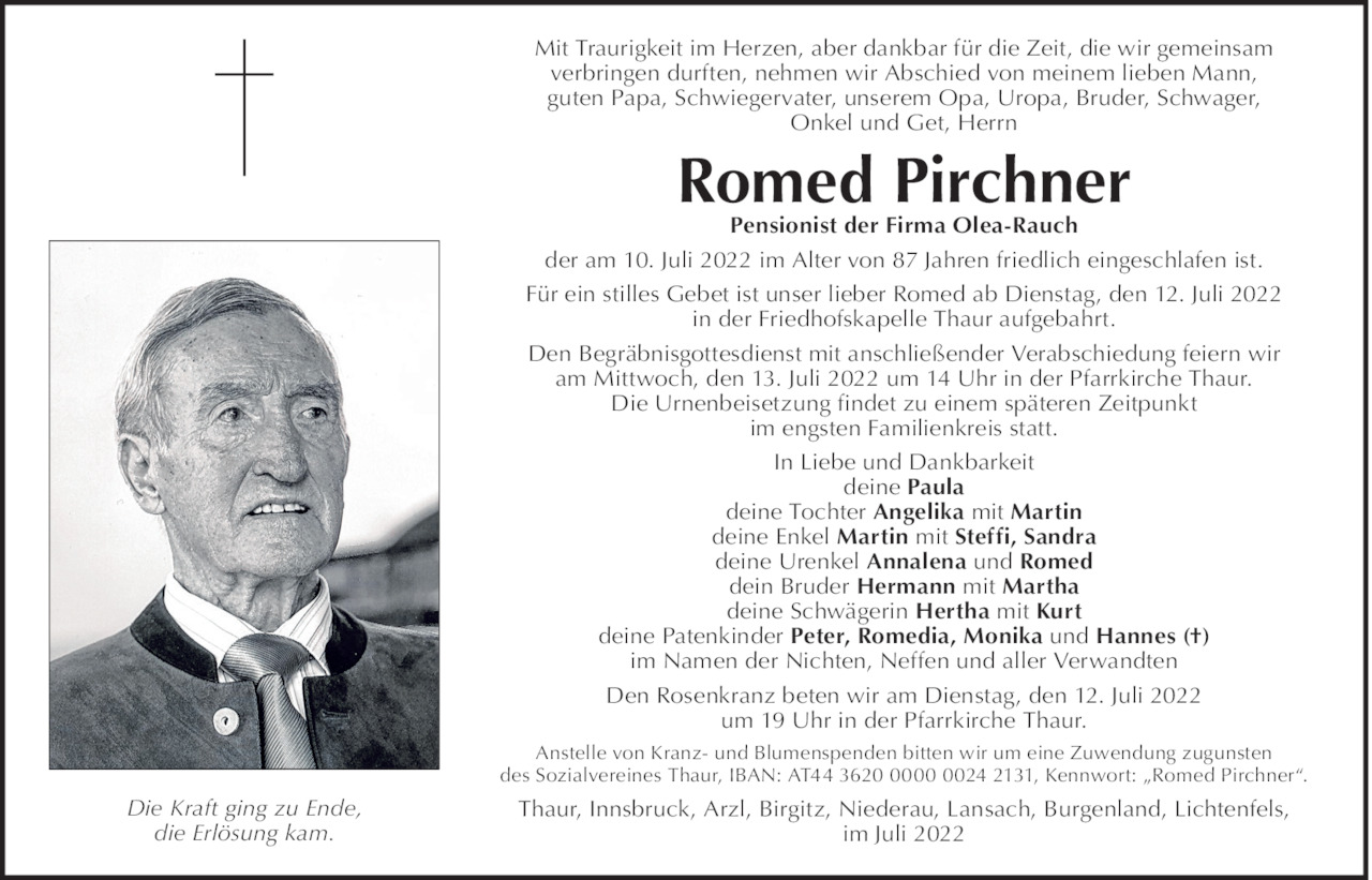 Romed Pirchner Bild