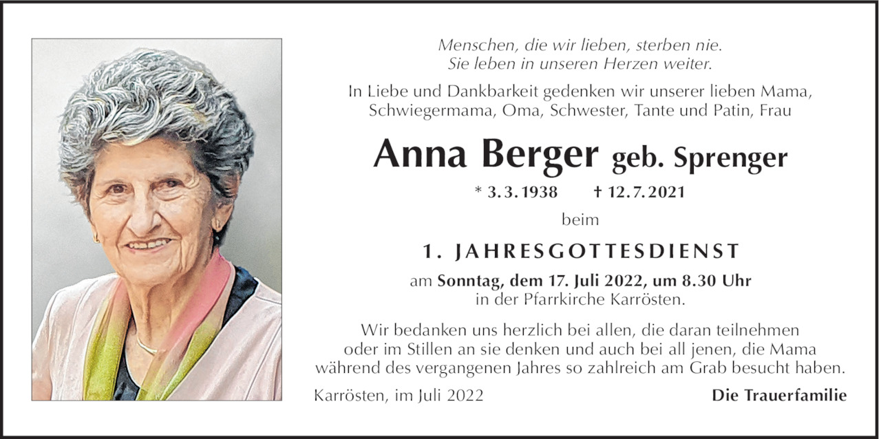 Anna Berger Bild