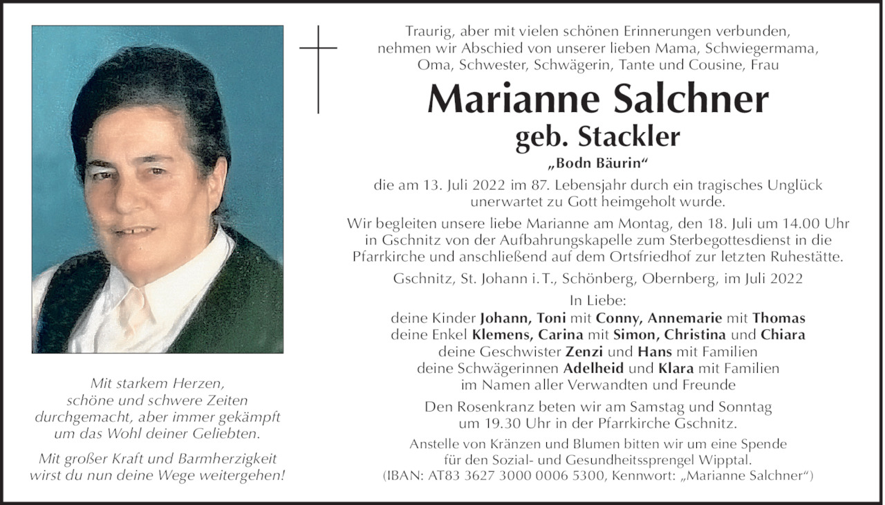 Marianne Salchner Bild