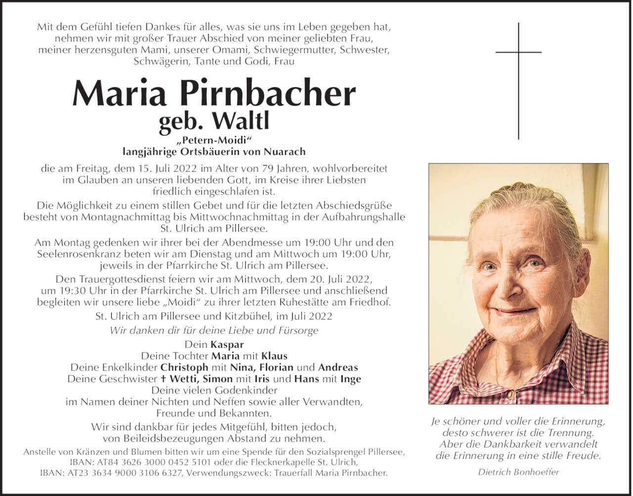Maria Pirnbacher Bild