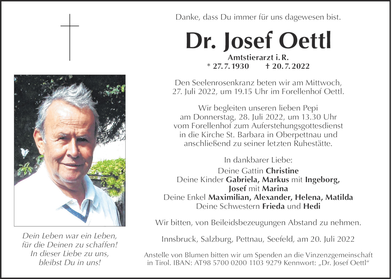 Josef Oettl Bild