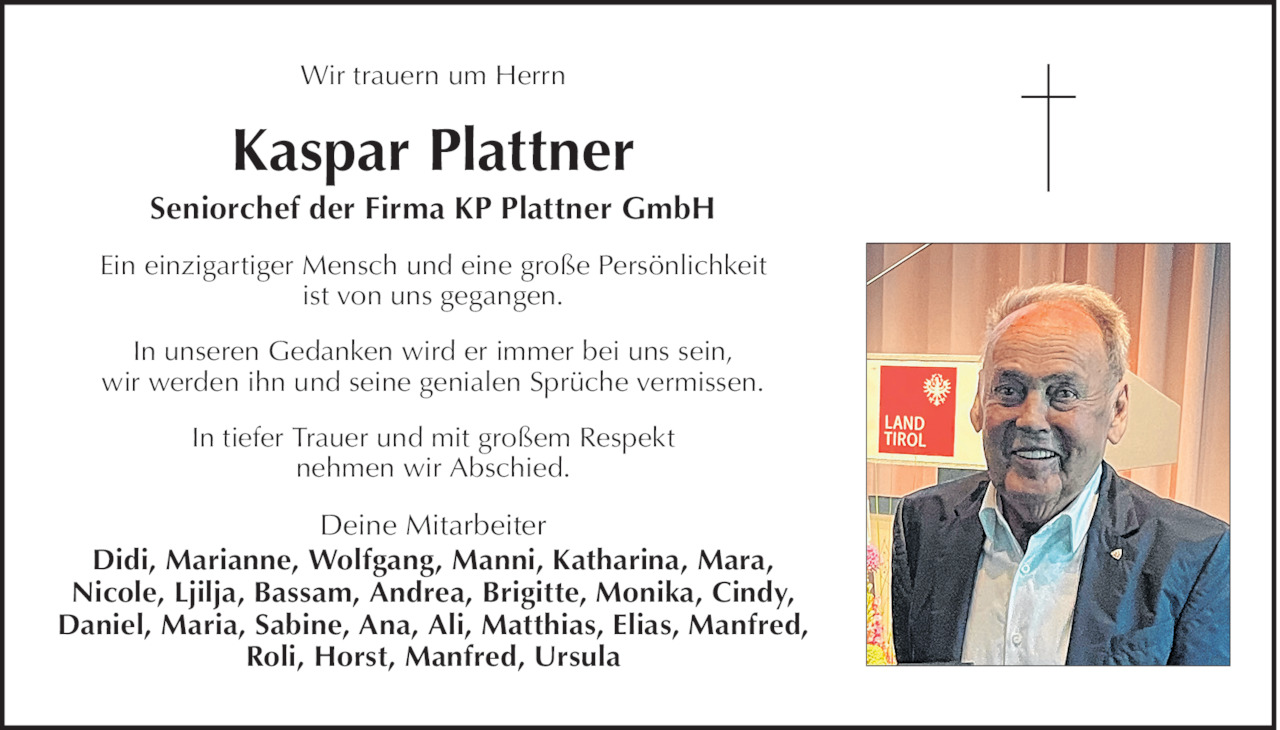 Kaspar Plattner Bild
