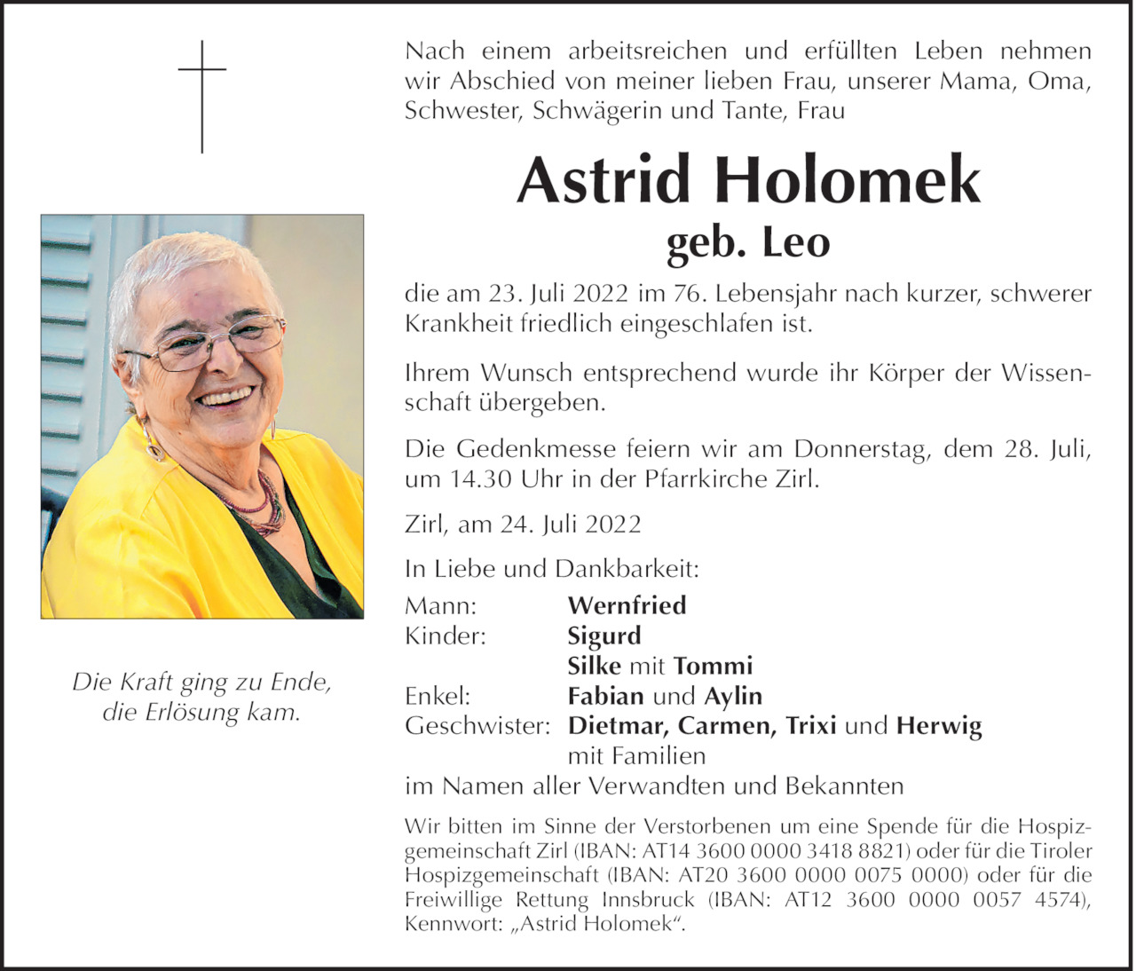Astrid Holomek Bild