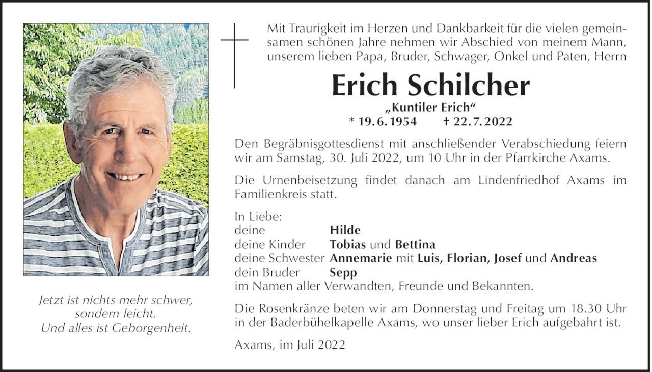 Erich Schilcher Bild