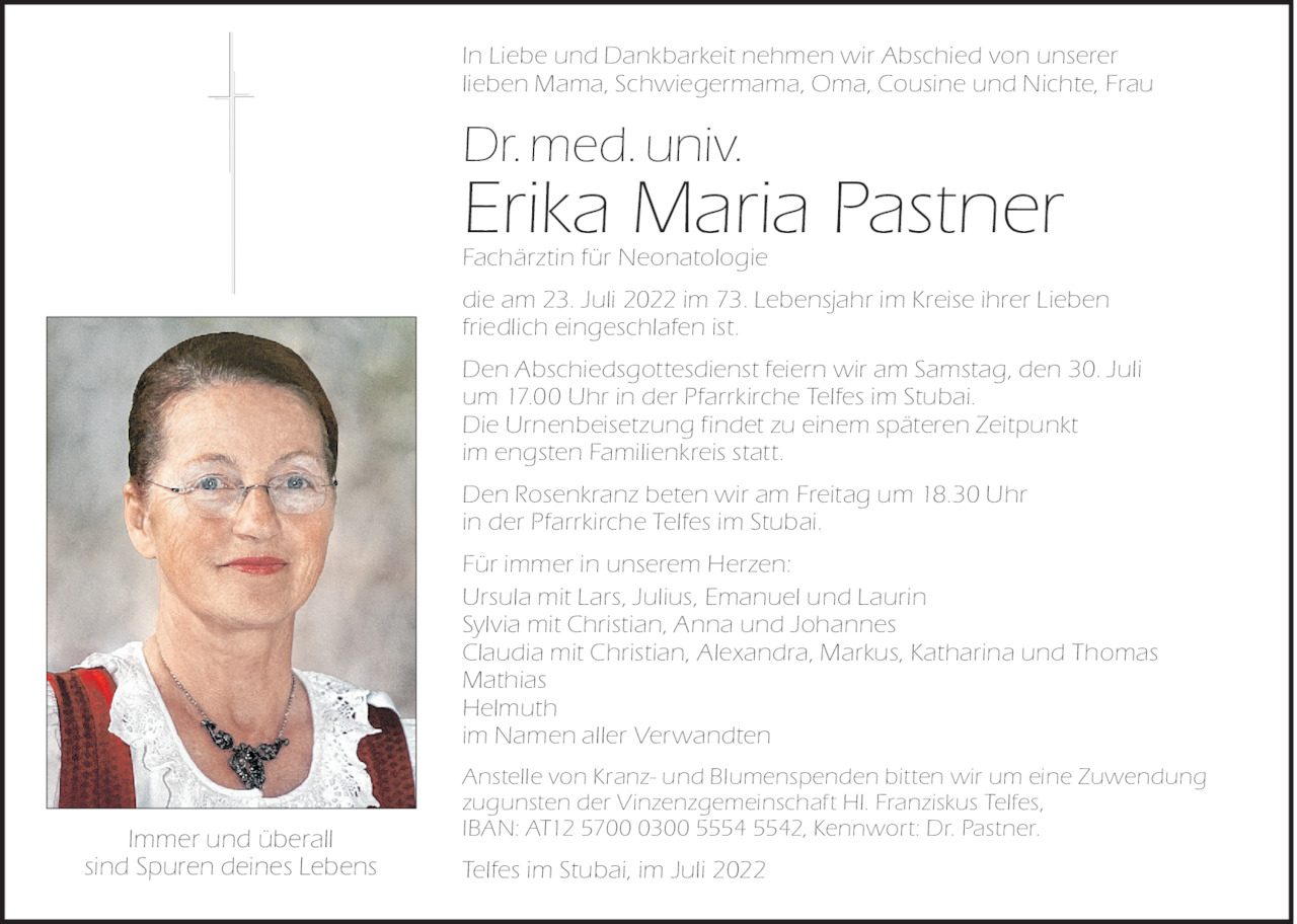 Erika Maria Pastner Bild