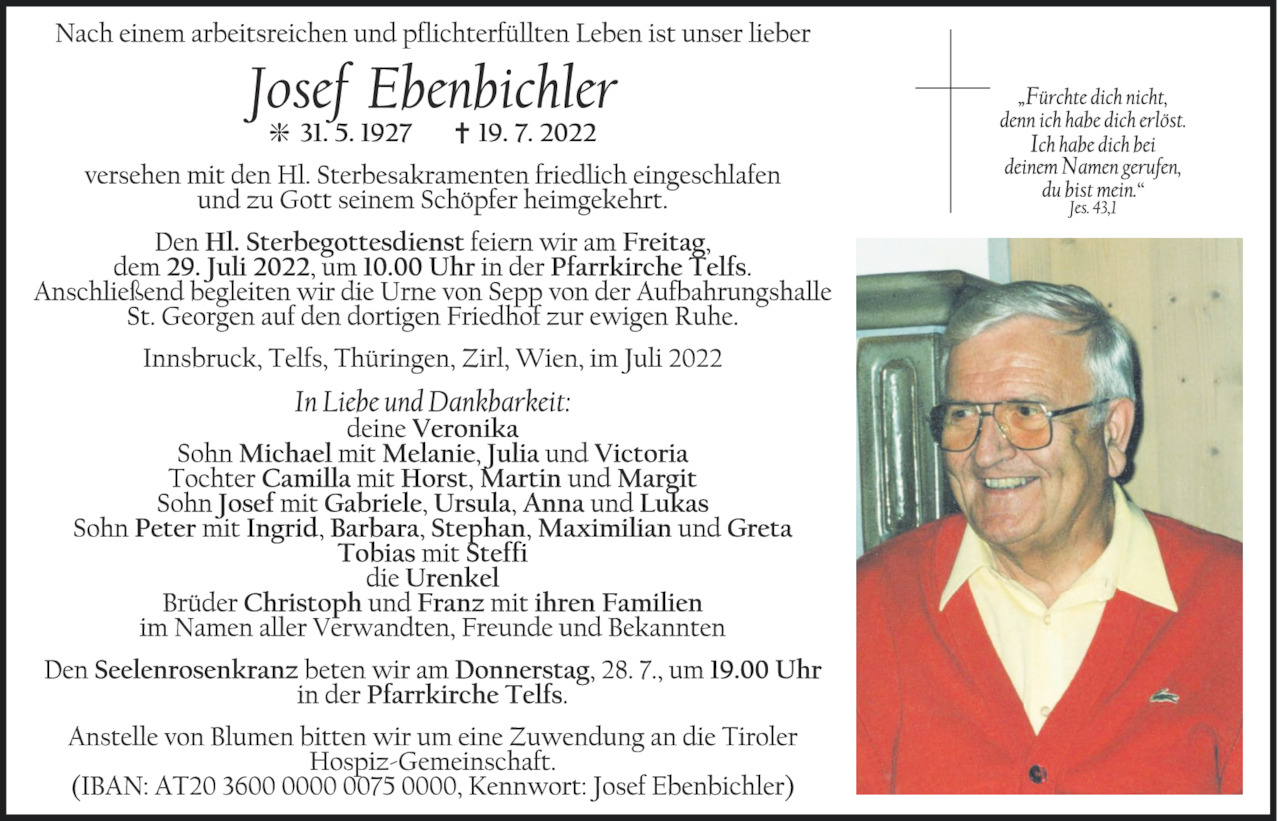 Josef Ebenbichler Bild