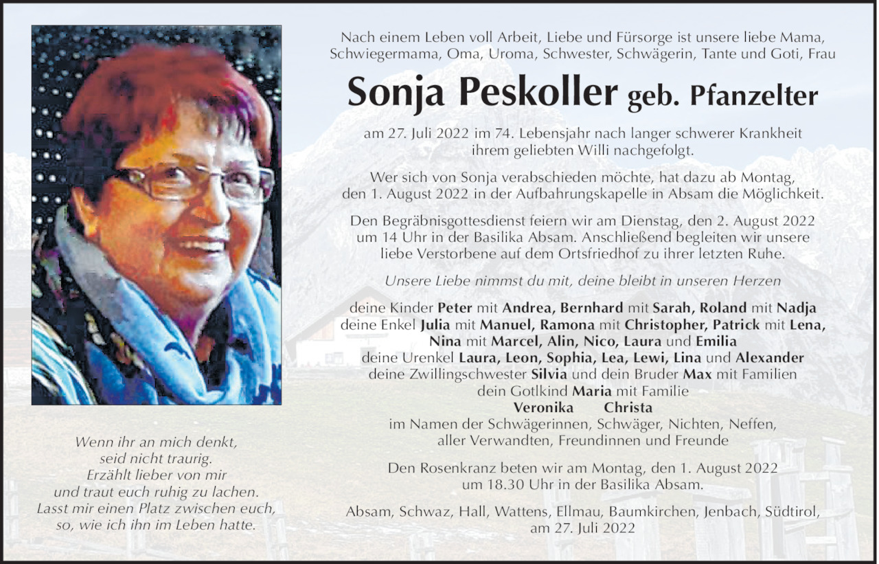 Sonja Peskoller Bild