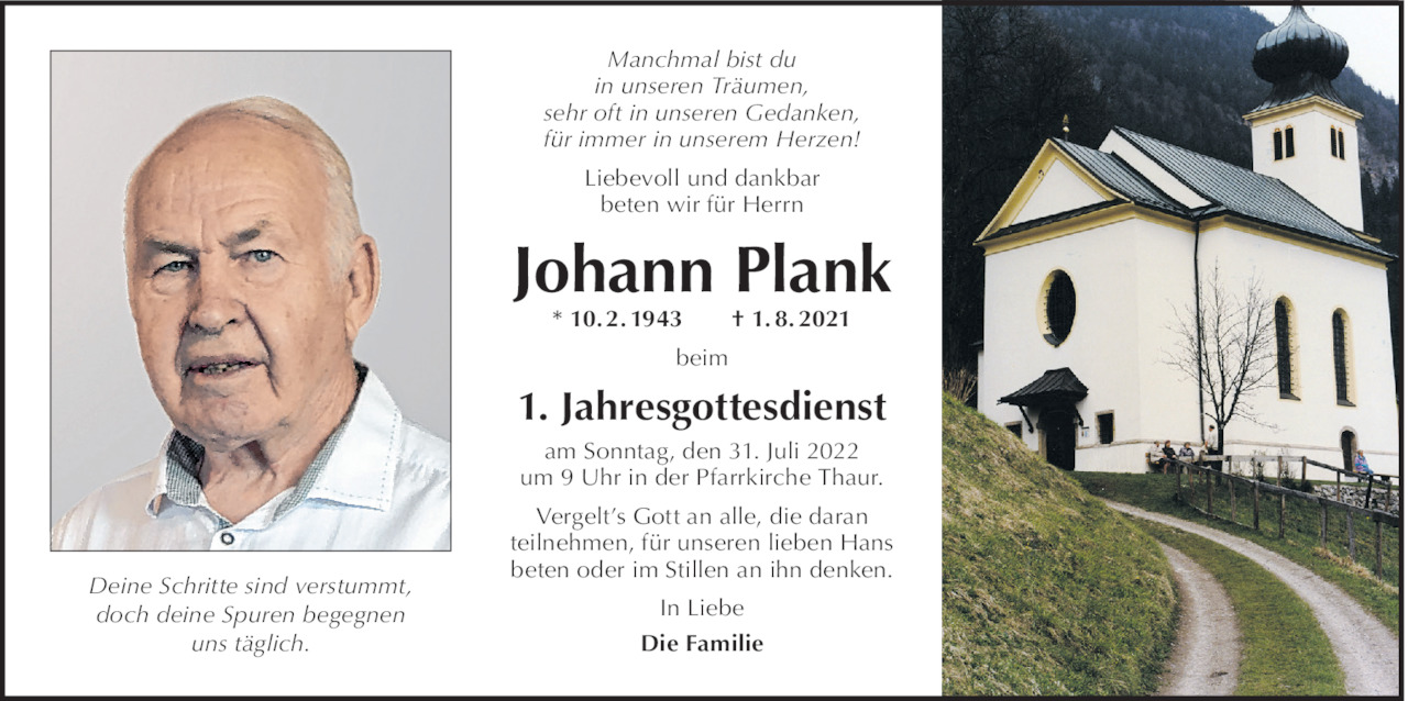 Johann Plank Bild