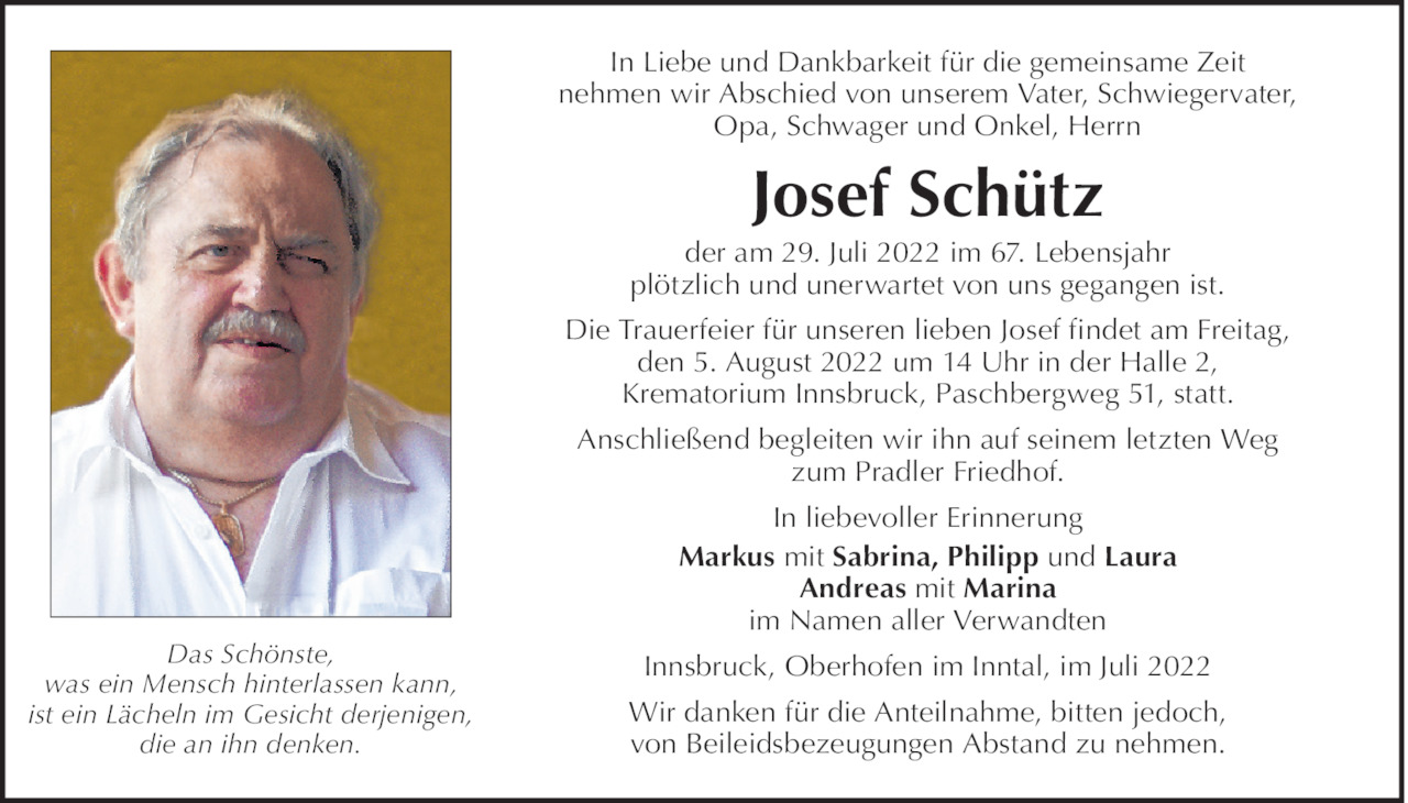 Josef Schütz Bild