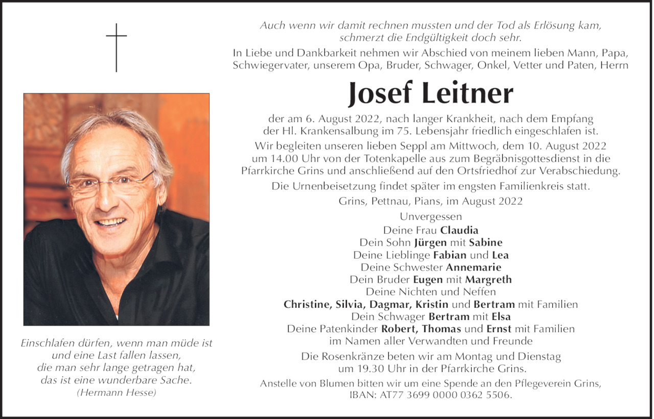 Josef Leitner Bild