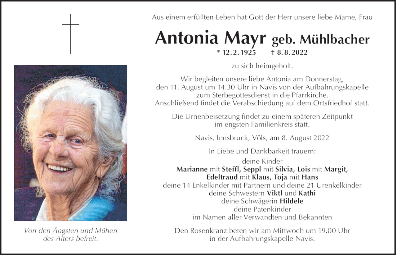 Antonia Mayr Bild