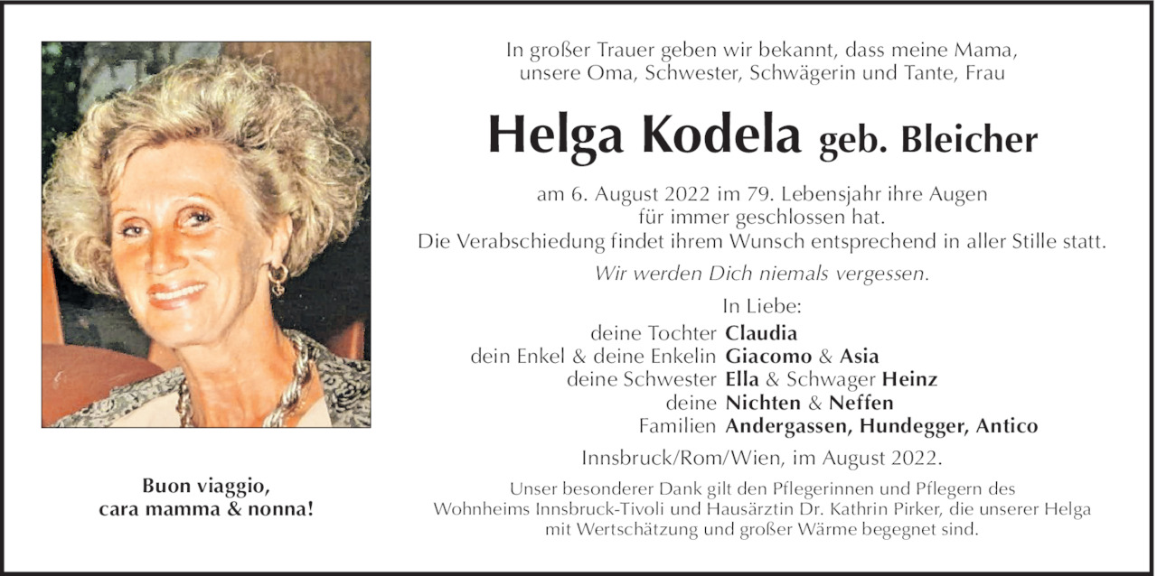 Helga Kodela Bild