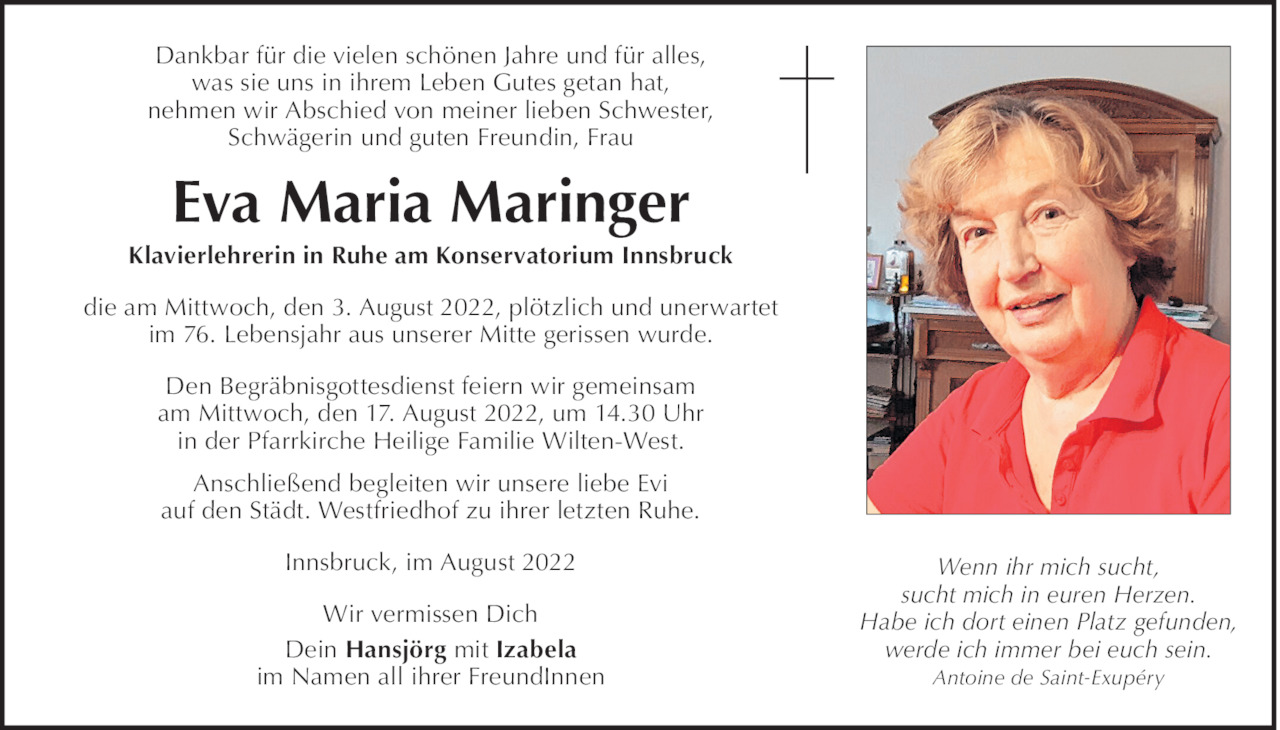 Eva Maria Maringer Bild