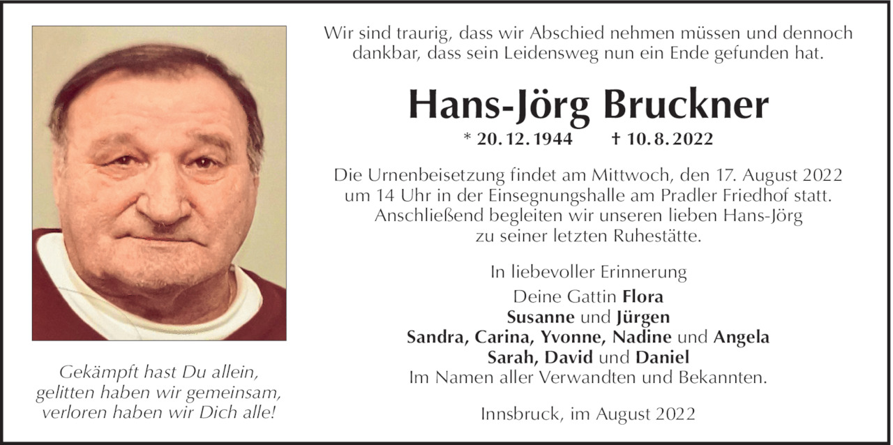 Hans-Jörg Bruckner Bild