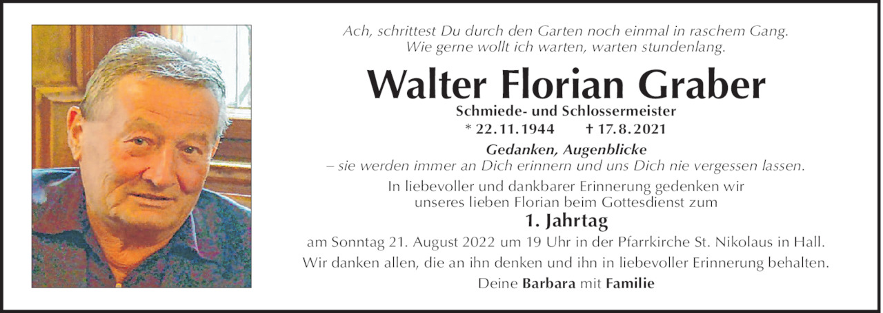 Walter Florian Graber Bild