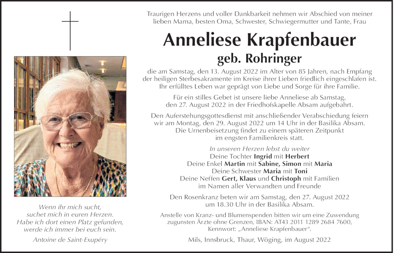 Anneliese Krapfenbauer Bild