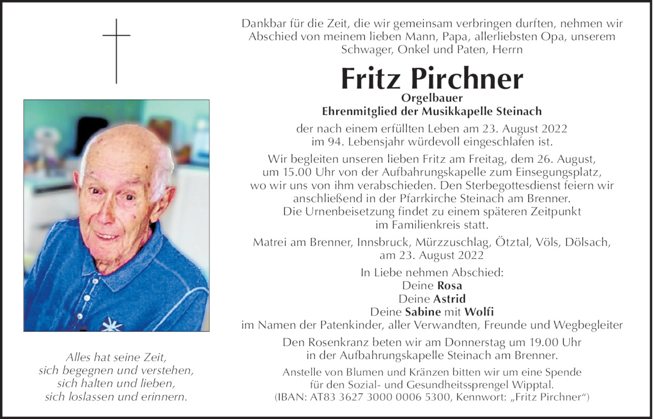Fritz Pirchner Bild