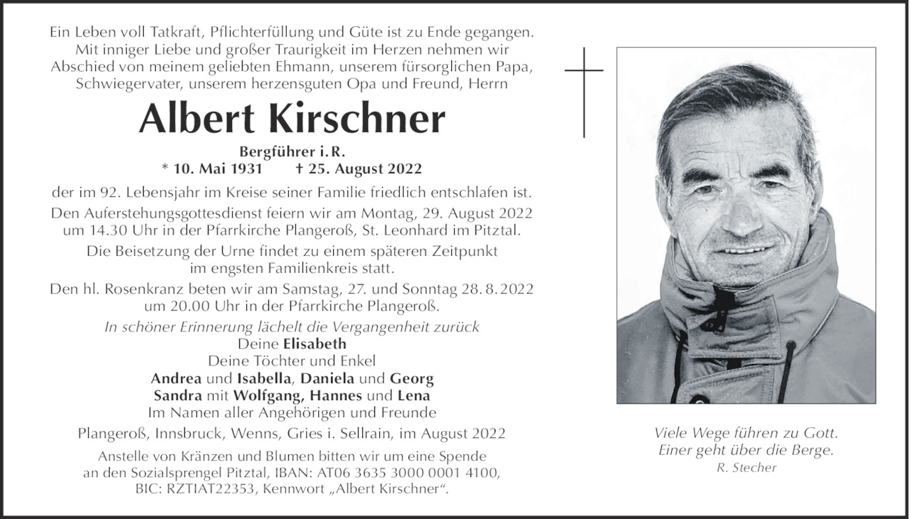 Albert Kirschner Bild