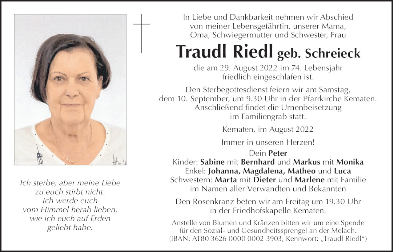 Traudl Riedl Bild