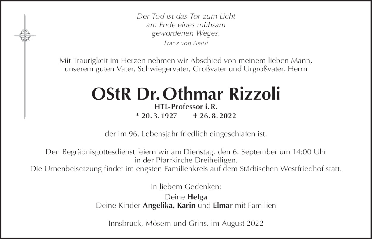 Othmar Rizzoli Bild
