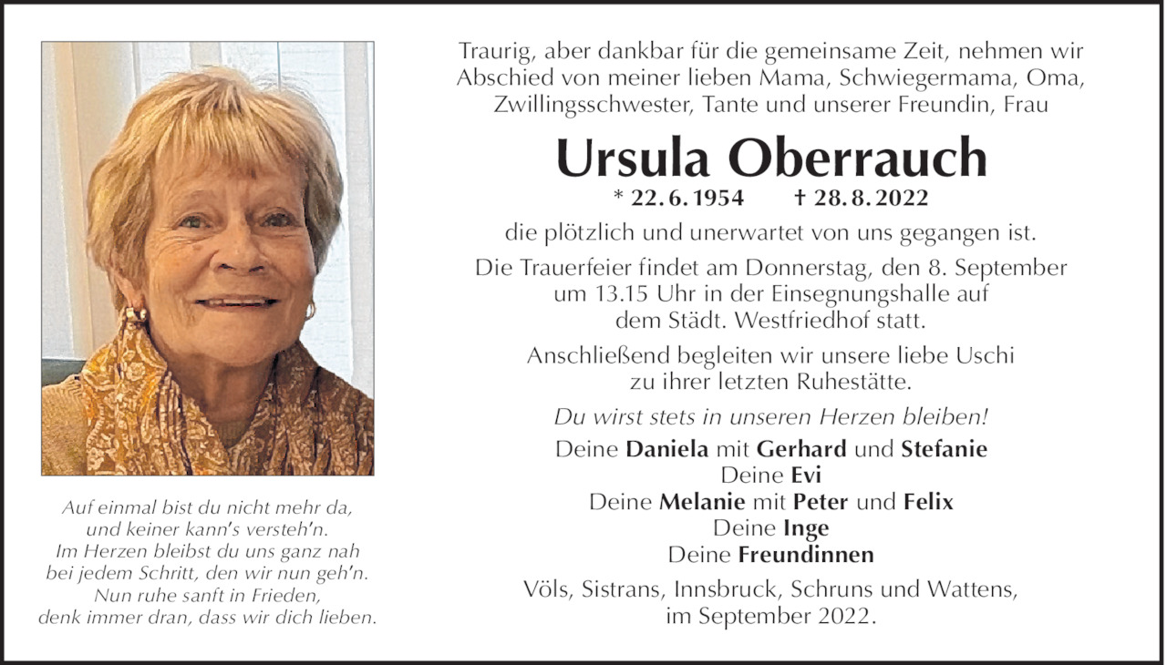 Ursula Oberrauch Bild