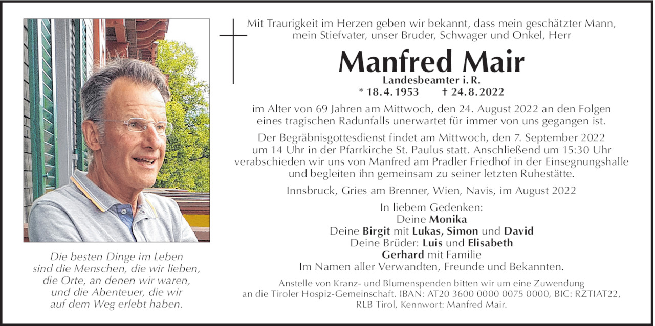 Manfred Mair Bild