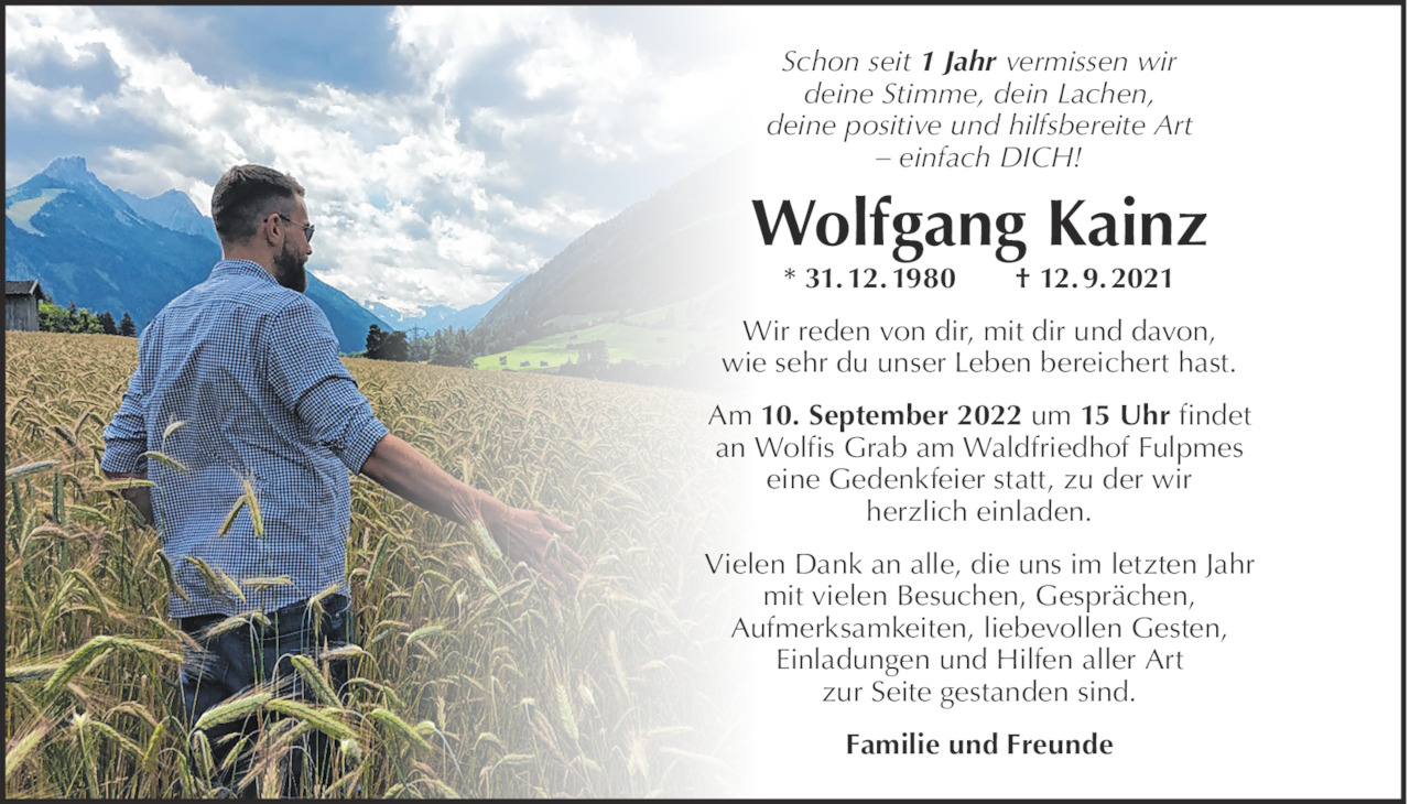 Wolfgang Kainz Bild