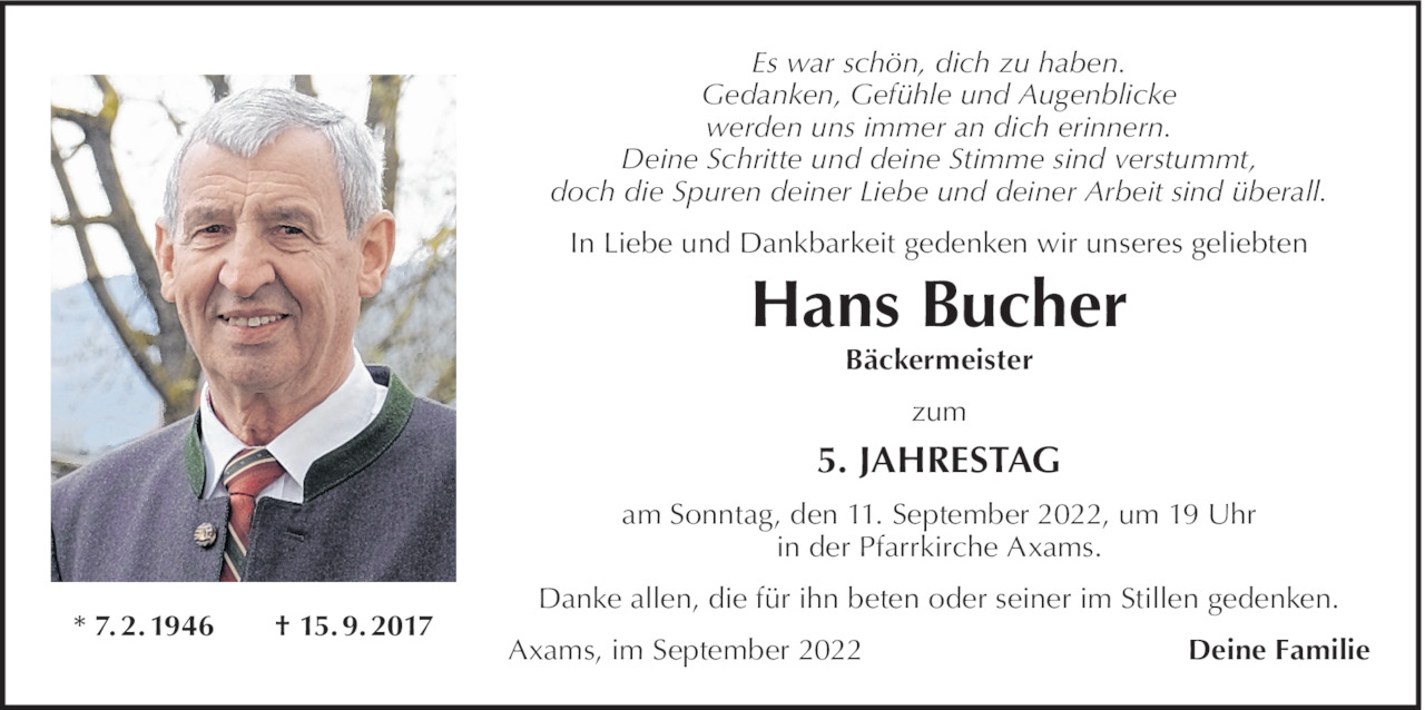 Hans Bucher Bild