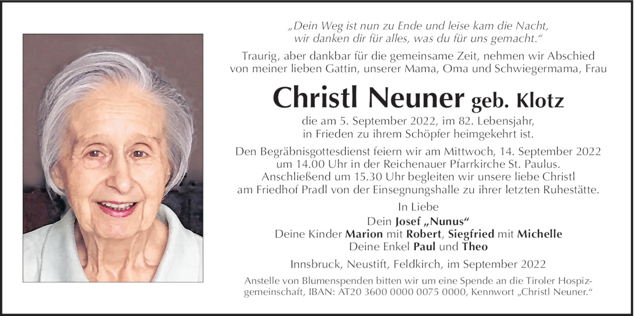 Christl  Neuner Bild
