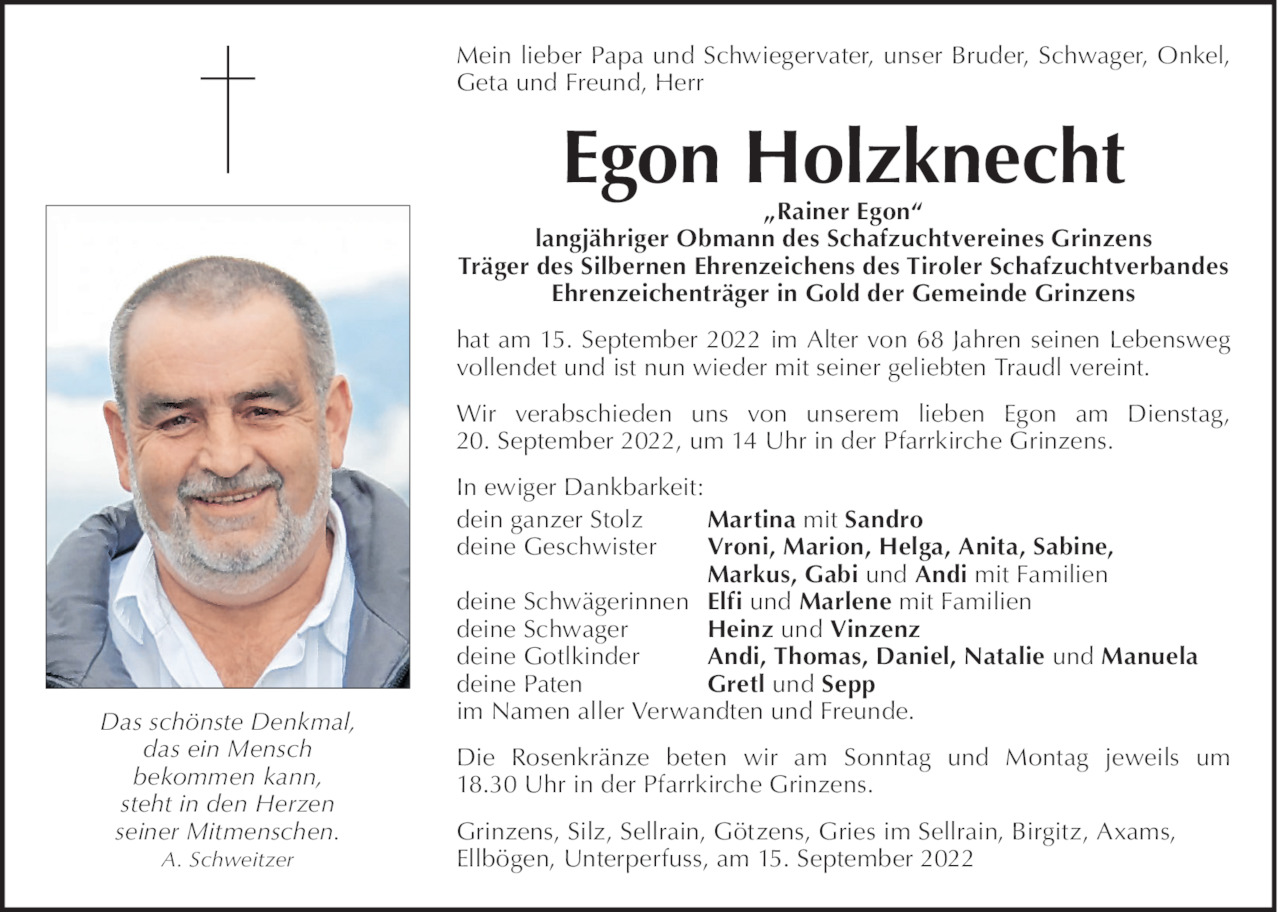 Egon Holzknecht Bild