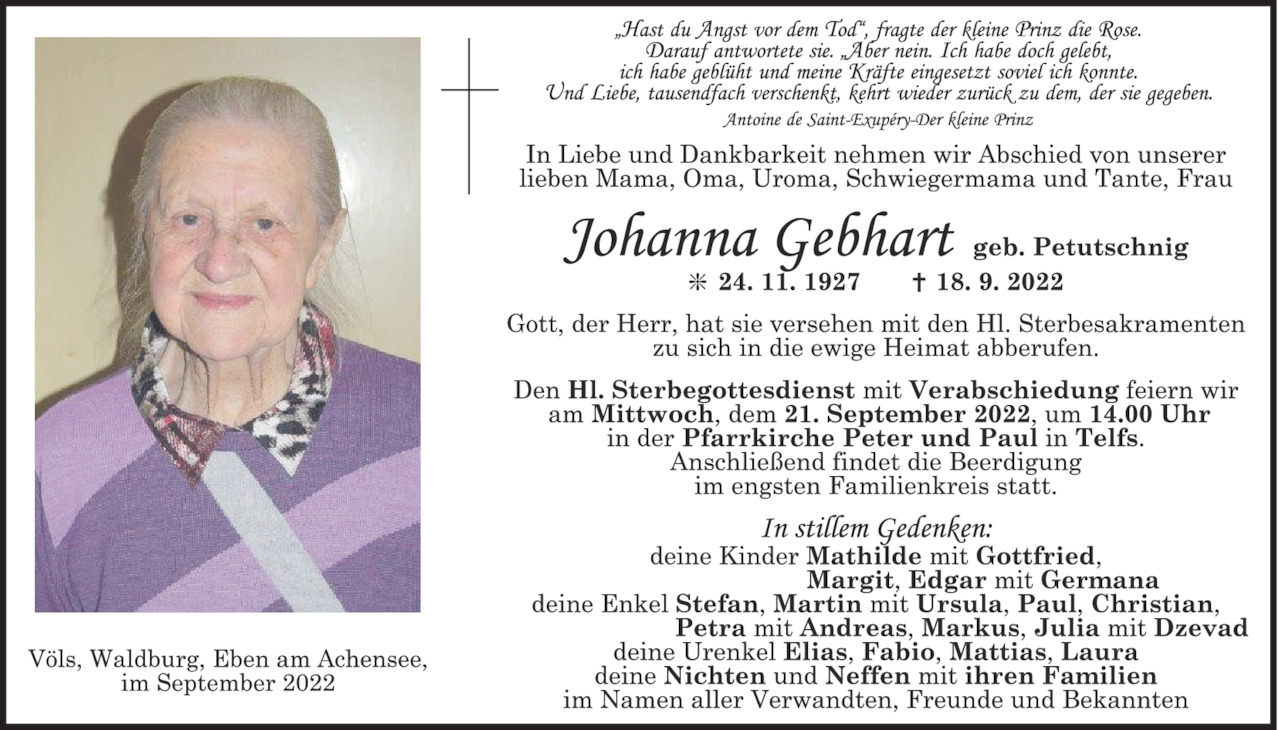 Johanna Gebhart Bild
