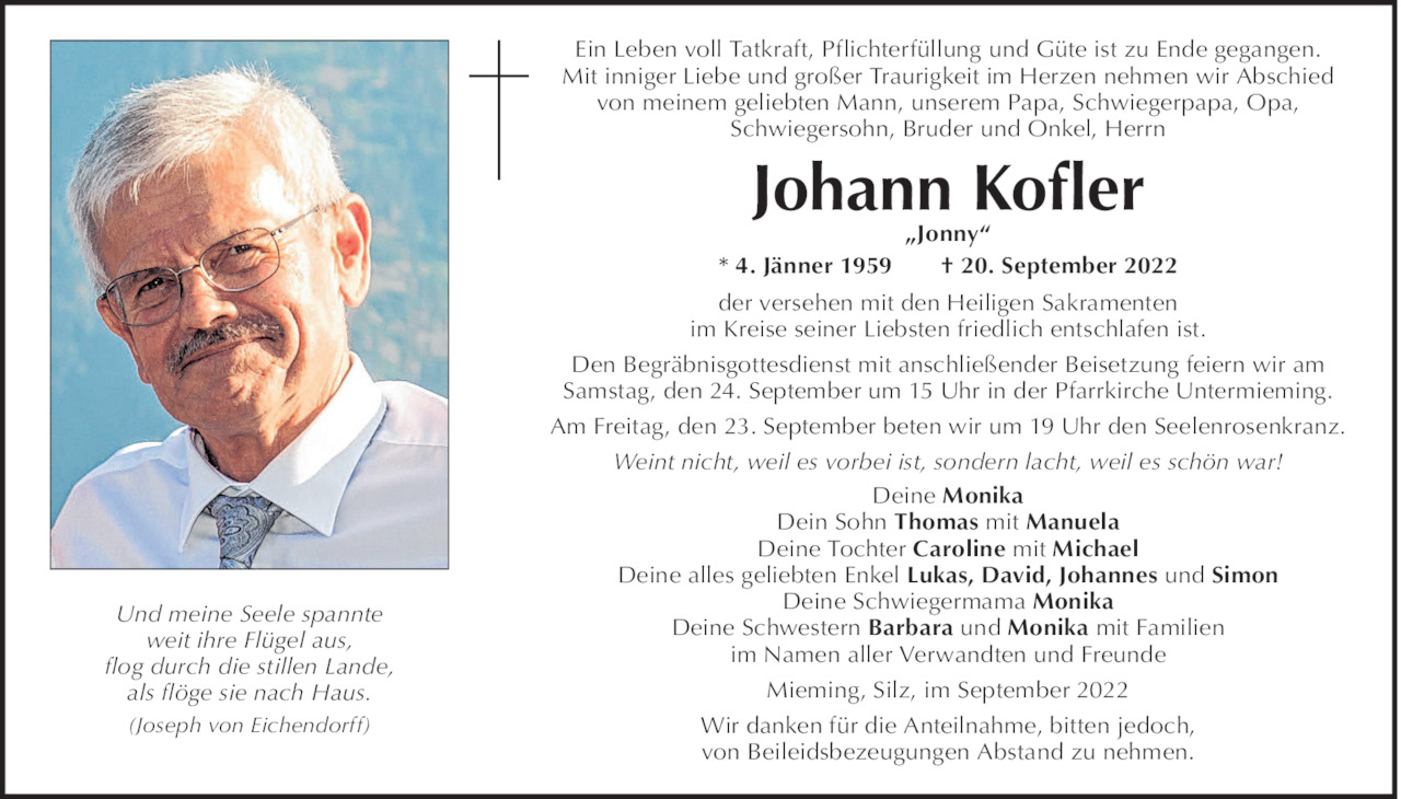 Johann Kofler Bild