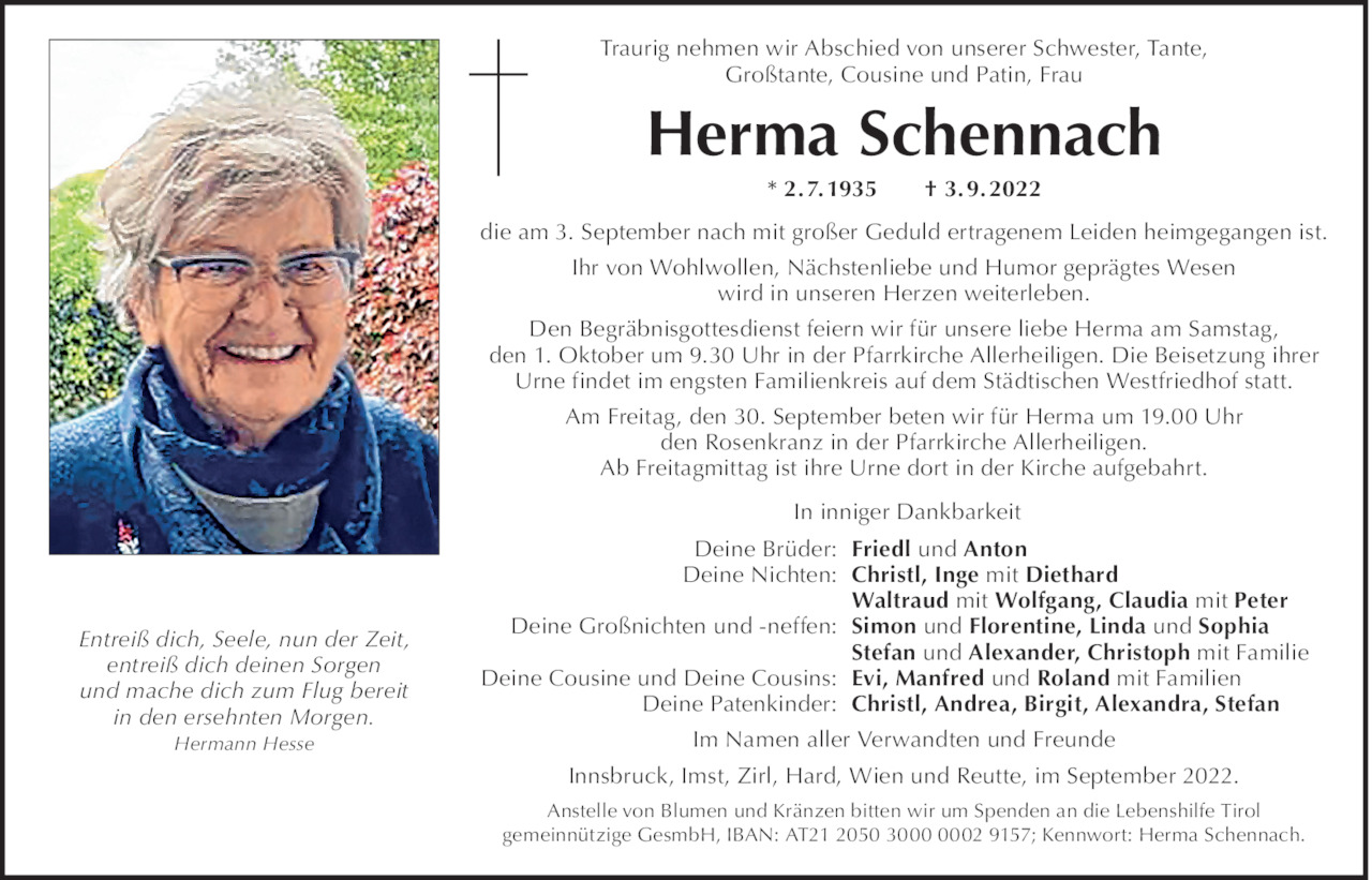 Herma Schennach Bild
