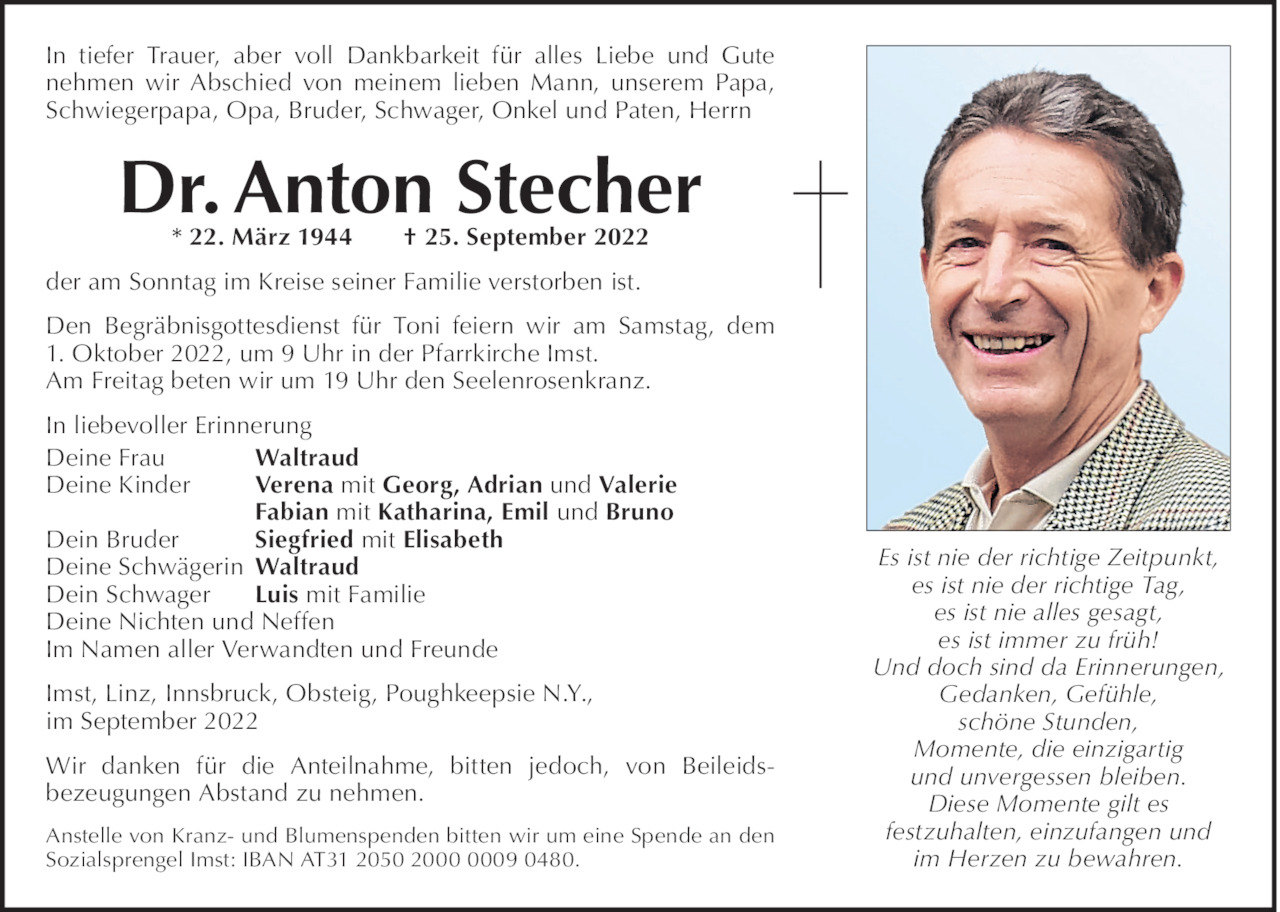 Anton Stecher Bild