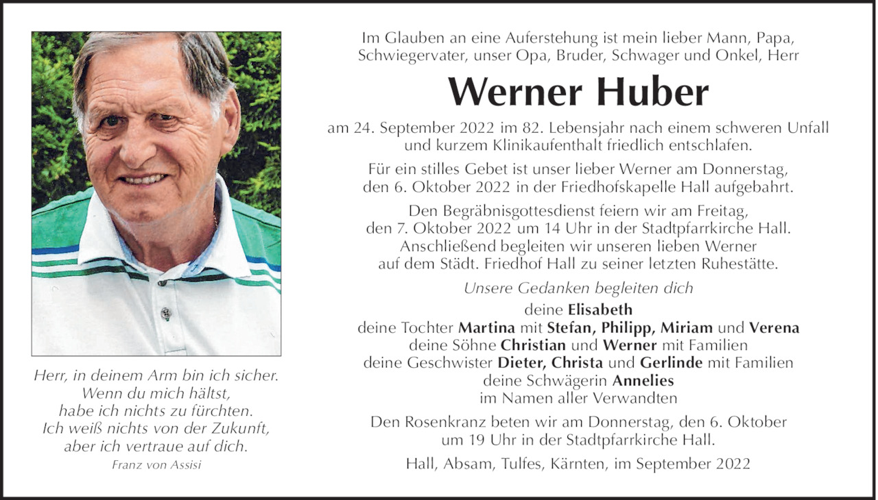 Werner Huber Bild