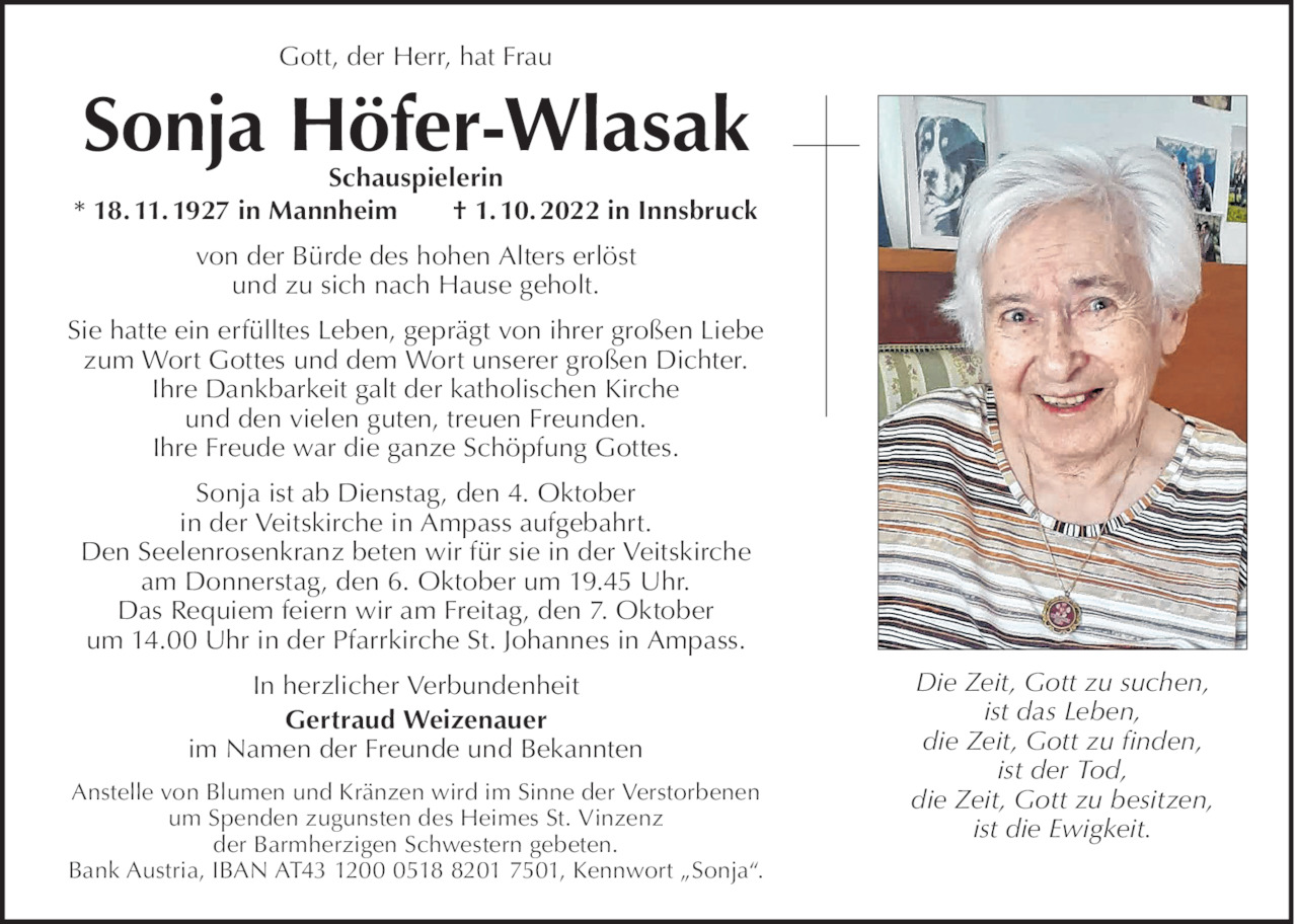 Sonja Höfer-Wlasak Bild