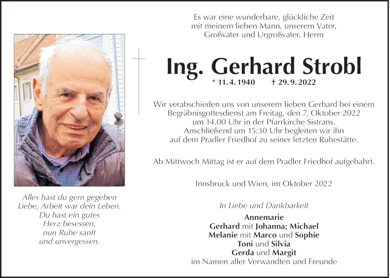 Gerhard Strobl Bild