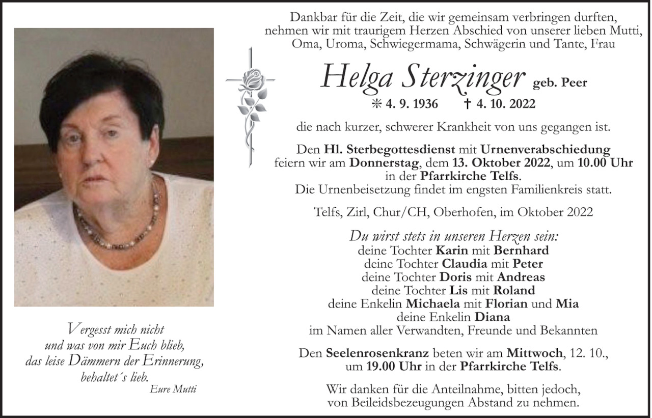 Helga Sterzinger Bild