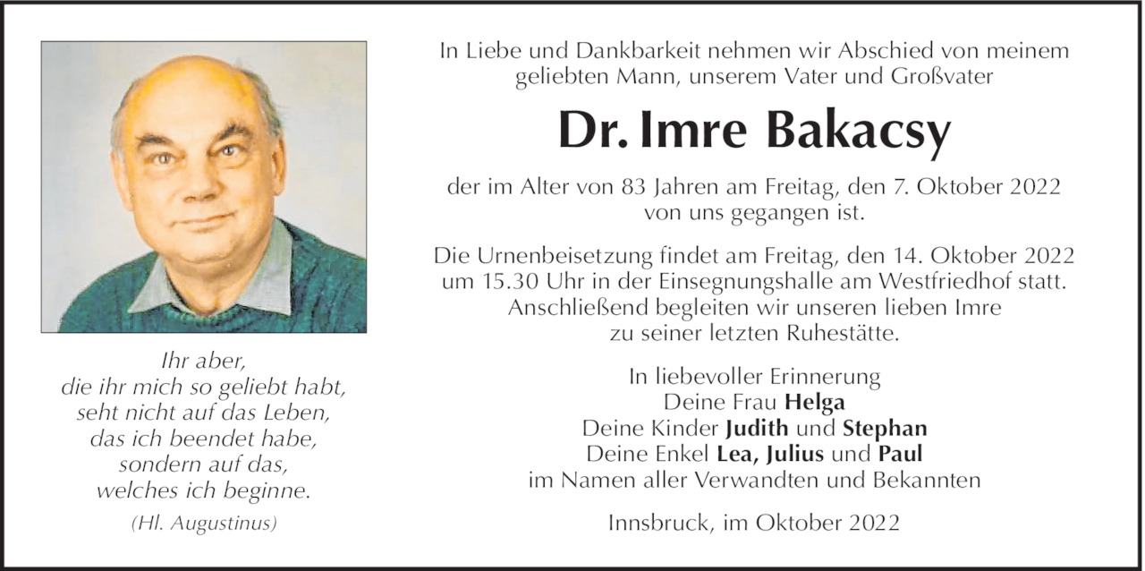 Imre Bakacsy Bild