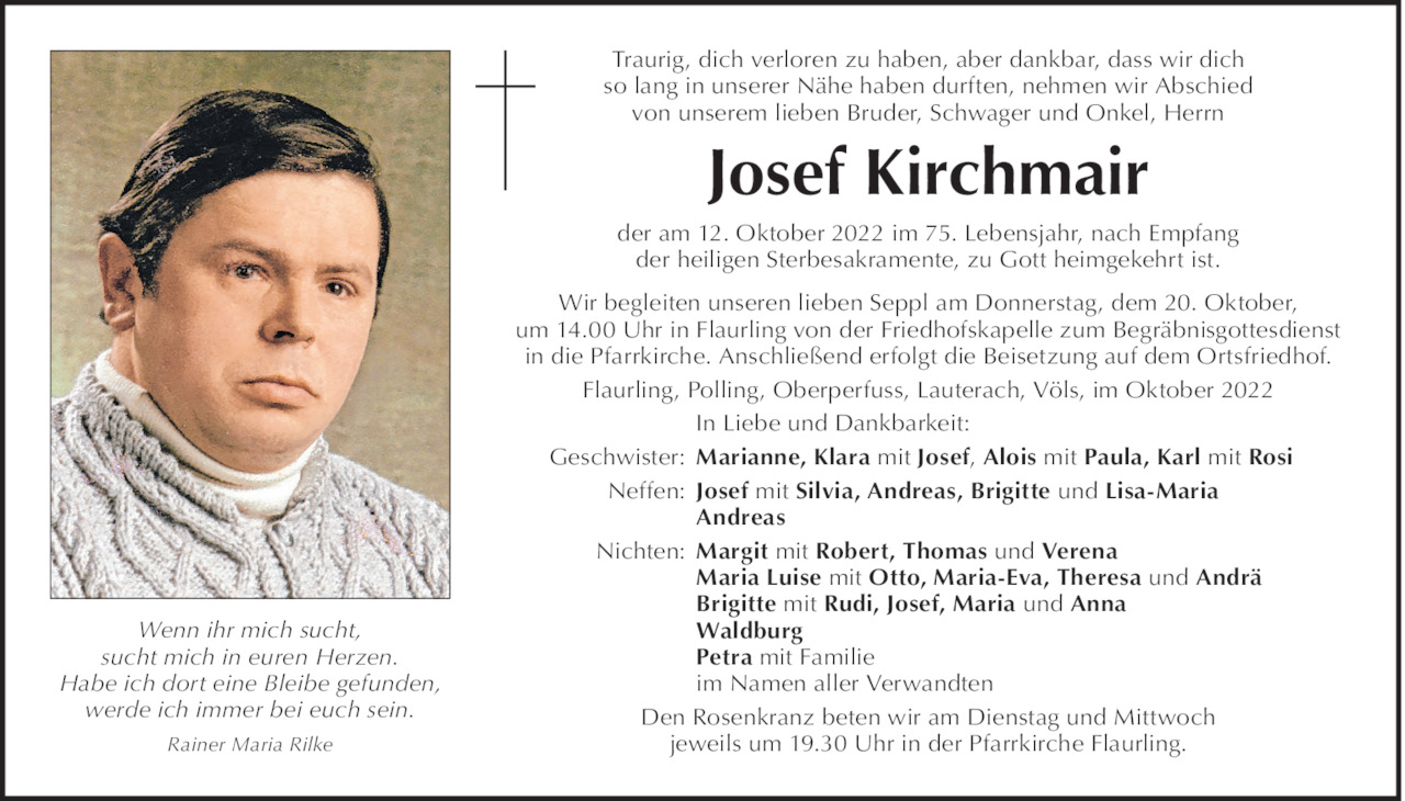 Josef Kirchmair Bild