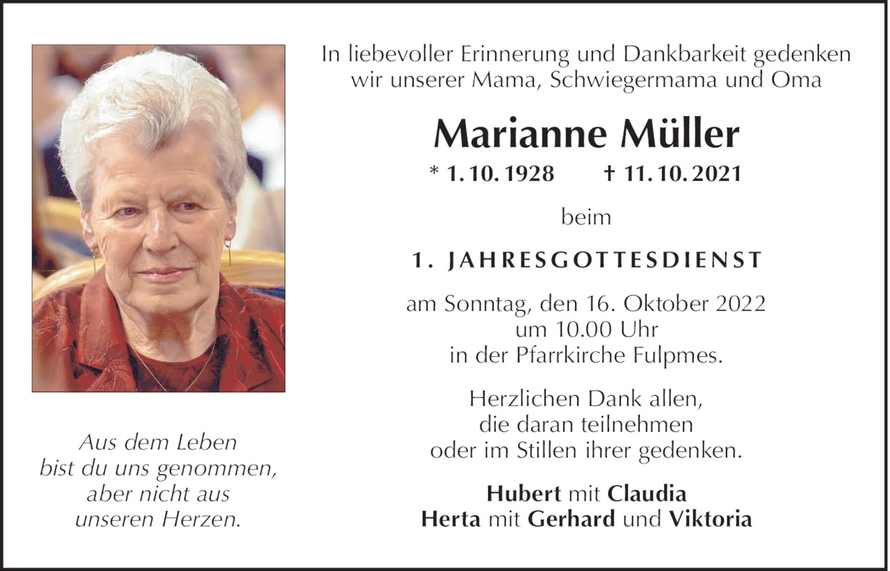 Marianne Müller Bild