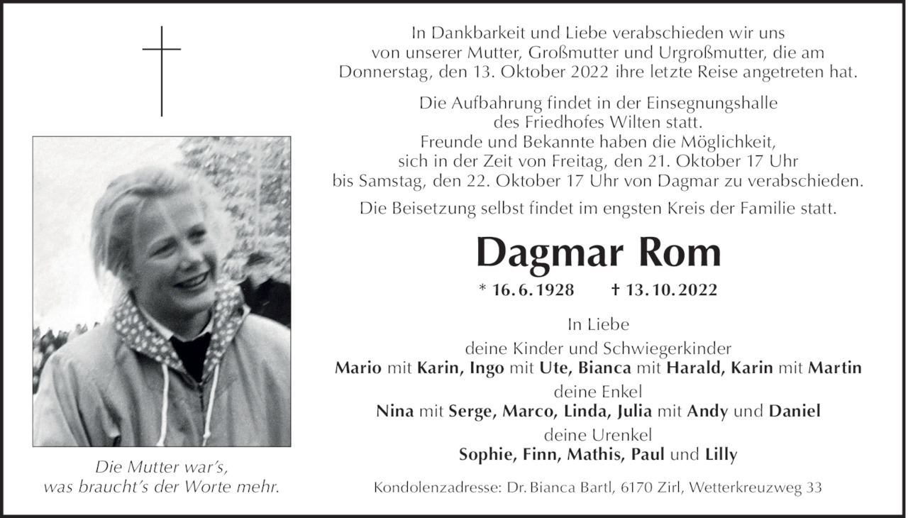 Dagmar Rom Bild